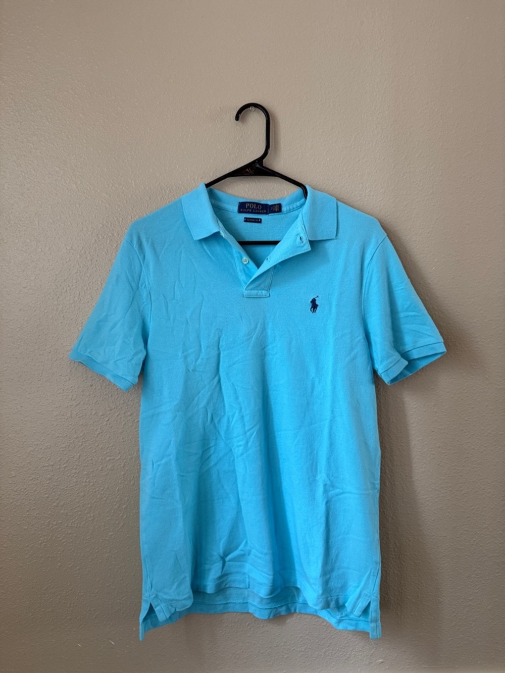 Polo by Ralph Lauren Men’s Aqua Blue Polo Shirt
